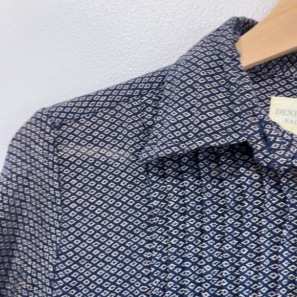 Denim & Supply Ralph Lauren Tiered Long Sleeve Collared Boho Mini Dress XS - Picture 5 of 10